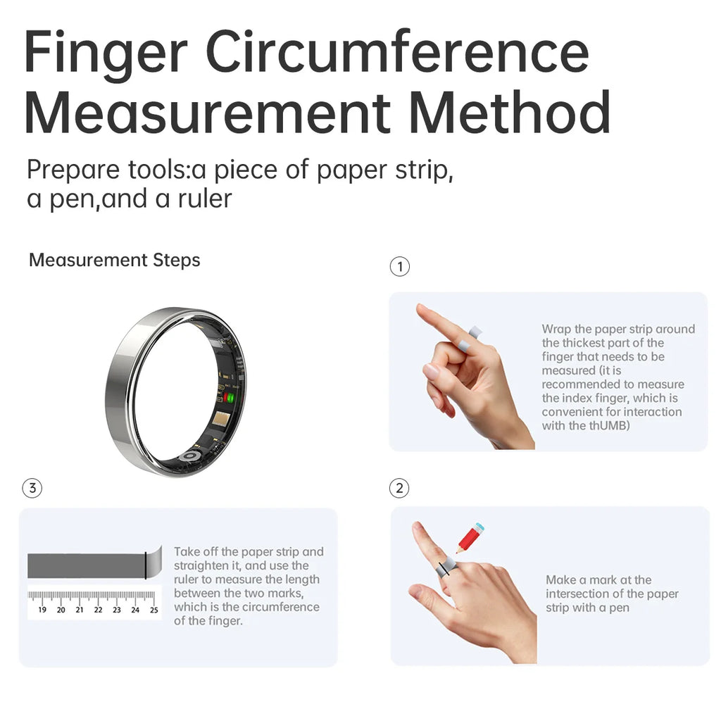 Movelty Ring — Anillo Inteligente de Salud y Sueño